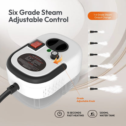 Portable Handheld Steam Cleaning Machine with 6 Speed Modes