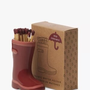 أعواد ثقاب من Paddywax Welly Boots باللون الأحمر