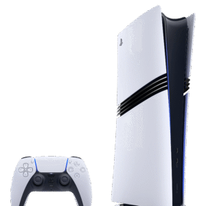 وحدة تحكم PlayStation 5 Pro مع وحدة تحكم DualSense