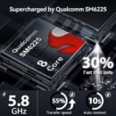 كارلينكيت أندرويد 13 LED Ai صندوق كار بلي محول 8 رام 128 جيجابايت