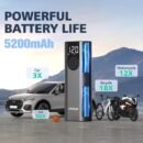 مضخة هواء محمولة للإطارات وضاغط هواء A8 من CYCPLUS.