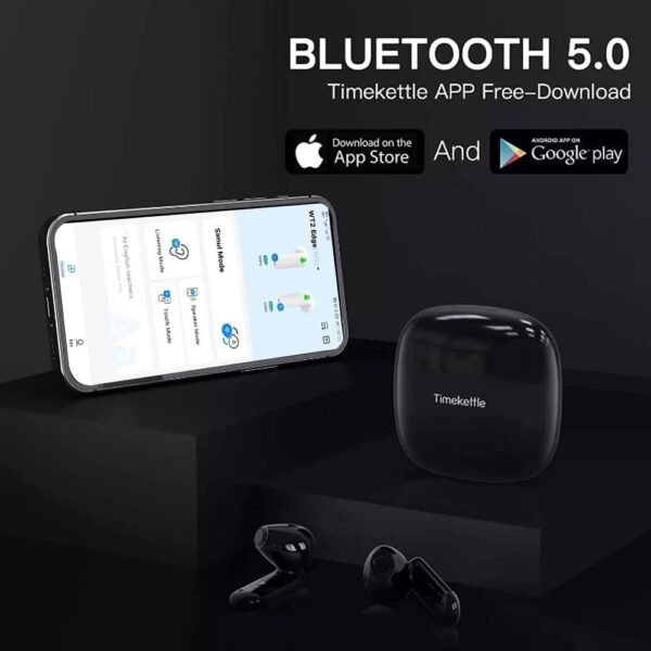 ⁦سماعات أذن جاهزة لترجم تايم كيتل WT2 Edge للاستخدام دون اتصال⁩ - الصورة ⁦10⁩