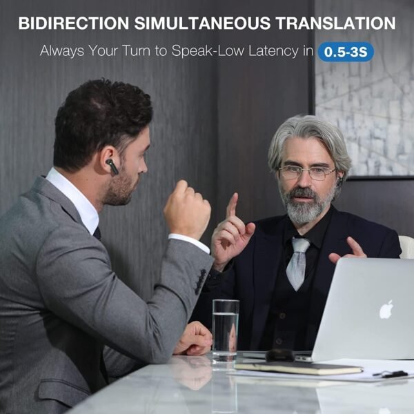 ⁦سماعات أذن جاهزة لترجم تايم كيتل WT2 Edge للاستخدام دون اتصال⁩ - الصورة ⁦13⁩