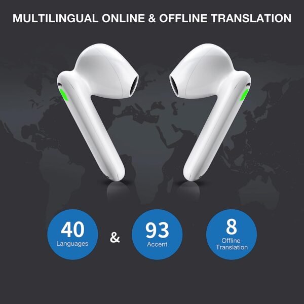 ⁦سماعات أذن جاهزة لترجم تايم كيتل WT2 Edge للاستخدام دون اتصال⁩ - الصورة ⁦3⁩