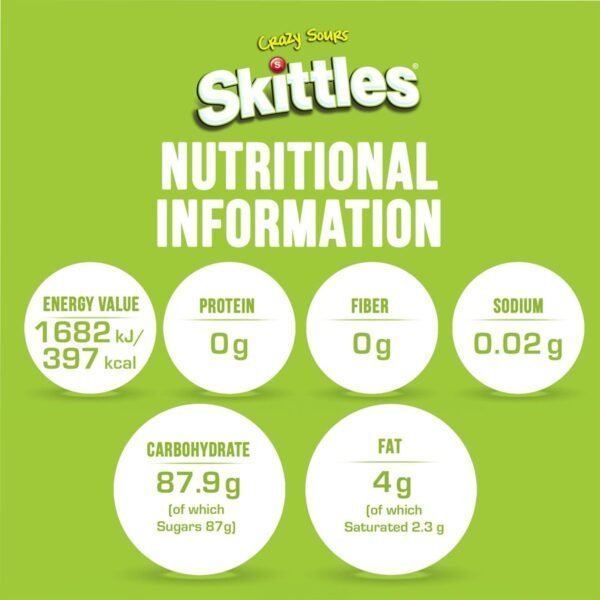 Skittles Crazy Sours 38 g - صورة من 4