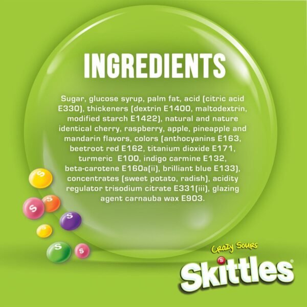 Skittles Crazy Sours 38 g - صورة من 5