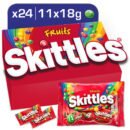 Skittles Candy Coated Chewy Lens Fruit 11 x 18 g