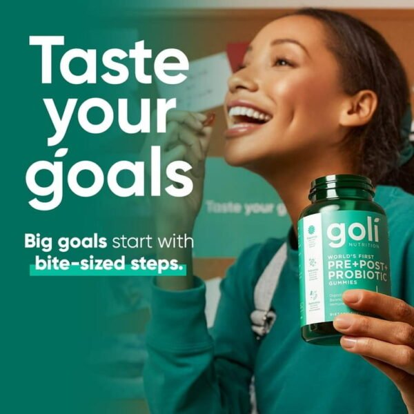 Goli® Nutrition Pre+Post+Probiotics Gummies - صورة من 7