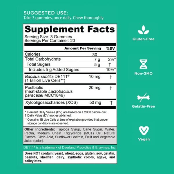 Goli® Nutrition Pre+Post+Probiotics Gummies - صورة من 4