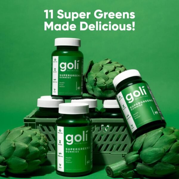 Goli® Nutrition Supergreens Gummies - صورة من 11