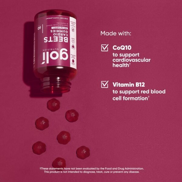 Goli® Nutrition Beets Cardio Gummies - صورة من 4