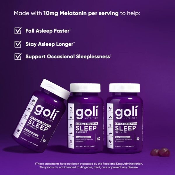 Goli® Nutrition Dreamy Sleep Gummies - صورة من 5