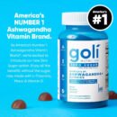 Goli® Nutrition Ashwagandha Zero Sugar Gummies. 60 Gummies