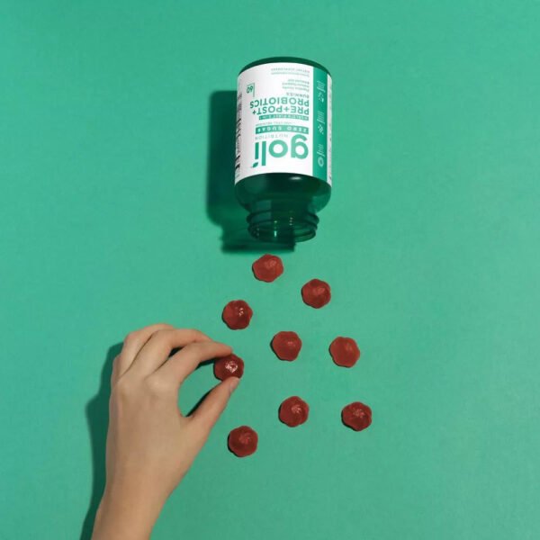 Goli® Nutrition Pre+Post+Probiotics Zero Sugar Gummies. 60 Gummies - صورة من 4