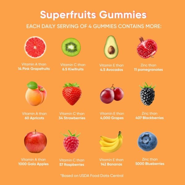 Goli® Nutrition Superfruits Gummies - صورة من 7