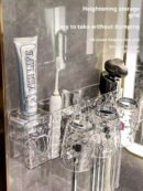 Electric Toothbrush Toothpaste Holder Bathroom No-Punch Wall Mounted Toothbrush Mouthwash Cup Toothpaste Toothpaste Holder Set