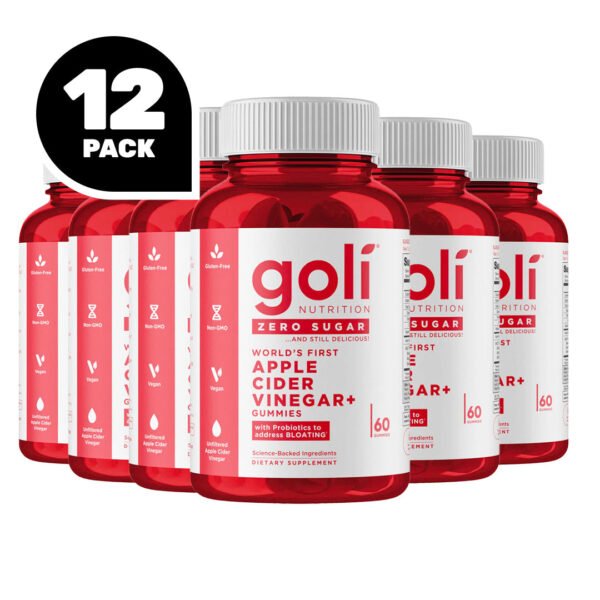 Goli® Nutrition Apple Cider Vinegar Zero Sugar Gummies. 60 Gummies - صورة من 13