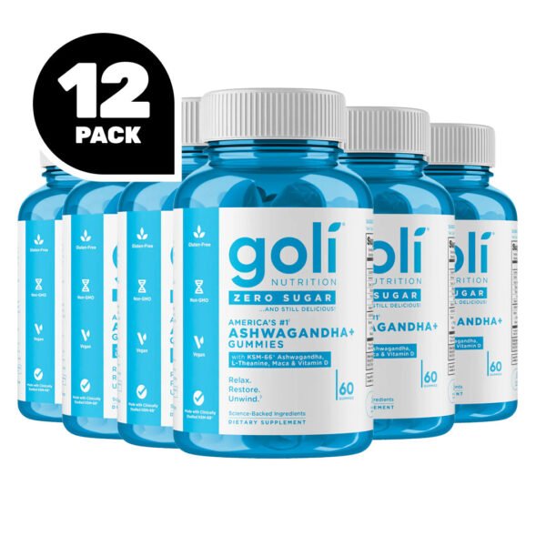Goli® Nutrition Ashwagandha Zero Sugar Gummies. 60 Gummies - صورة من 11