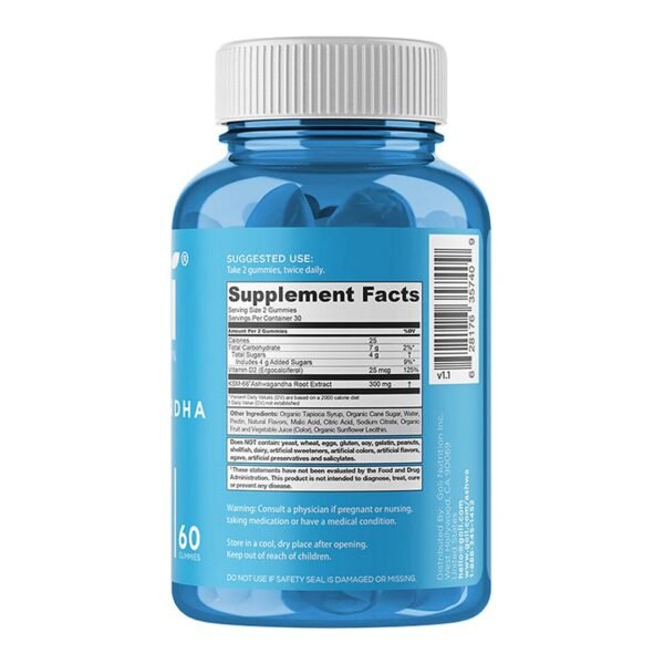 Goli® Nutrition Ashwagandha Gummies. 60 Gummies - صورة من 2