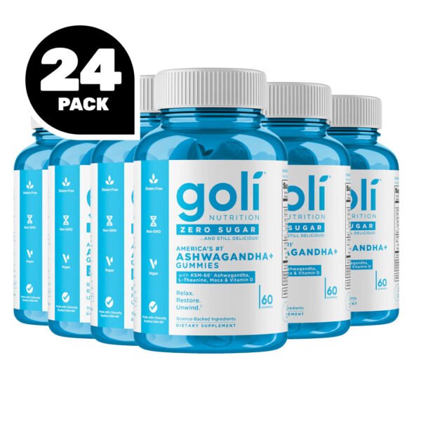 Goli® Nutrition Ashwagandha Zero Sugar Gummies. 60 Gummies - صورة من 12