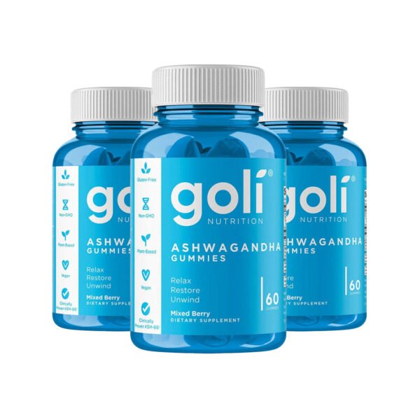 Goli® Nutrition Ashwagandha Gummies. 60 Gummies - صورة من 8