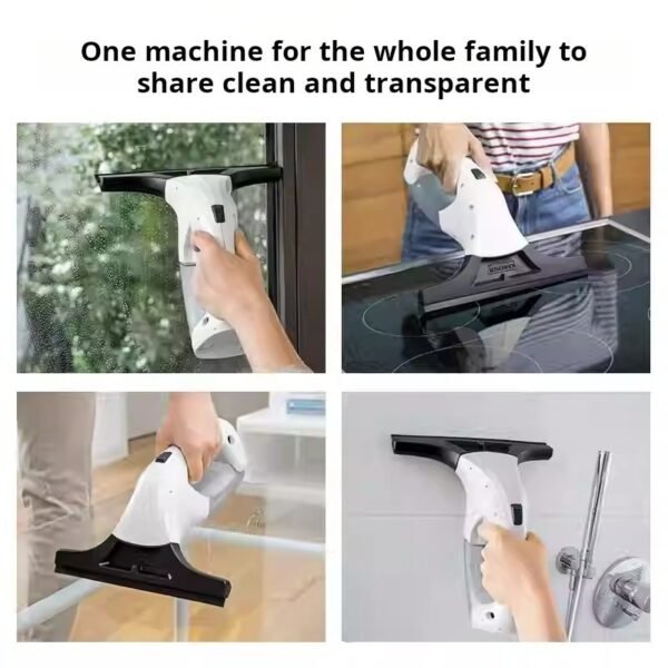 Window cleaner for home use electric glass cleaner to remove dirt without leaving traces of wireless handheld mirror cleaning device - صورة من 2