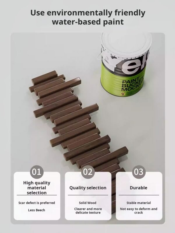 Piano keys hanging rack solid wood wall hooks bedroom entryway entry door storage no punch coat racks - صورة من 5