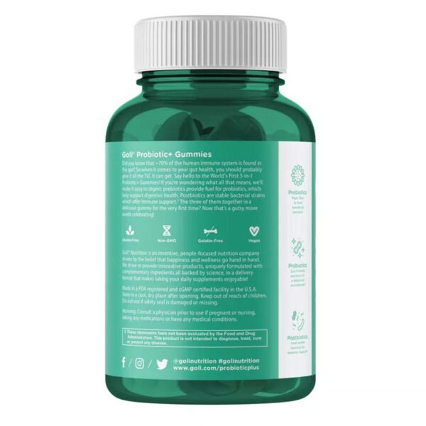 Goli® Nutrition Pre+Post+Probiotics Gummies - صورة من 2