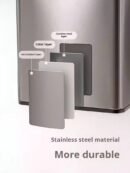Kitchen trash can home bathroom 2025 new toilet with lid wall-mounted special bending-free