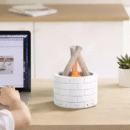 Simulation flame aromatherapy machine humidifier desktop small humidifier diffuser home living room bedroom fragrance