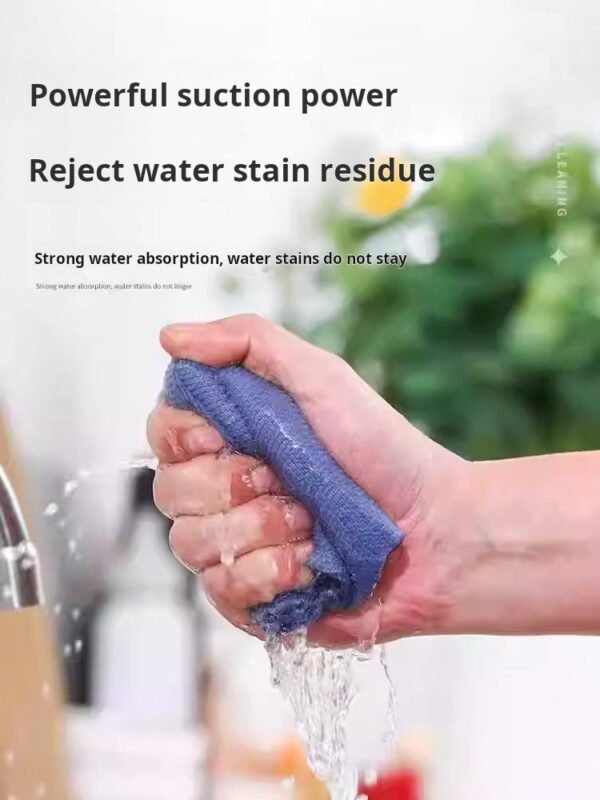 Thickened and enlarged household extractable kitchen cloth absorbent dishwashing kitchen cloth disposable lazy kitchen cloth kitchen supplies (pack of 12) - صورة من 4