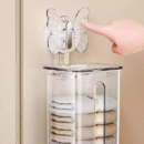 Butterfly Suction Cup Underwear Organizer with Lid Wall Mounted Fitted Underwear Organizer (PACK OF 6)