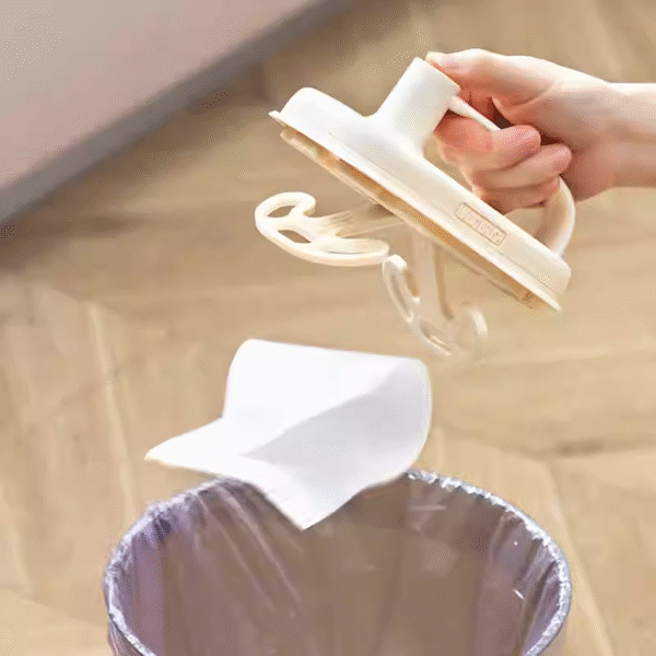 Magic Wipe Kitchen Degreaser with Handle Cooktop Brush Lazy Disposable Wipes Cleaning Brush Washable No Dirty Hands - صورة من 3