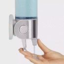Three-in-one no-punch wall-mounted trolley hand soap shampoo shower gel box manual soap dispenser